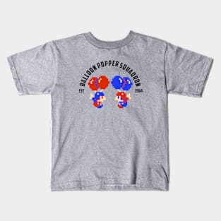 Balloon Fight Squadron Kids T-Shirt